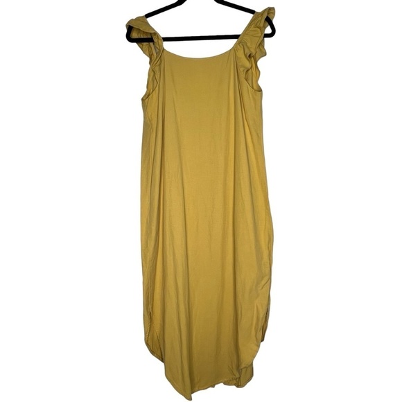 Hatch Jenna Linen Yellow Maternity Sundress size Small - Picture 3 of 6